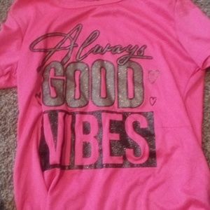 Shirt hot pink size 10-12